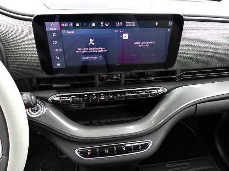 Fiat 500e Cabrio la Prima Navi Leder Kamera ACC Apple CarPlay Android Auto