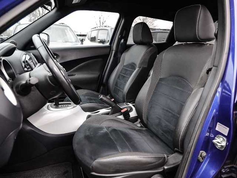 Nissan Juke N-Connecta 1.6 Design-Paket weiß AHK abnehmbar Navi Klimaautom Fahrerprofil